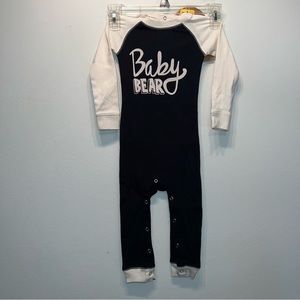 Lazy One "Baby Bear" Infant Flapjack PJ Pajama One Piece Union Suit 18 Month NWT